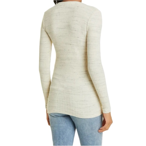 Monrow Cosmo Ribbed Button Down Cardigan - Picture 9 of 10